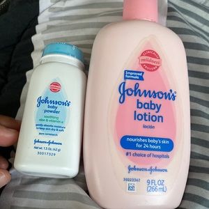 Johnson baby lotion and powder combo